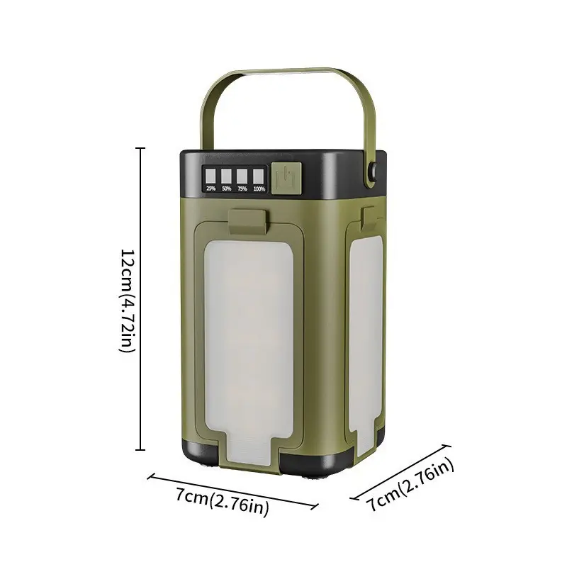Multifunctional Four-leaf Folding Belt Solar Energy Camping Lights