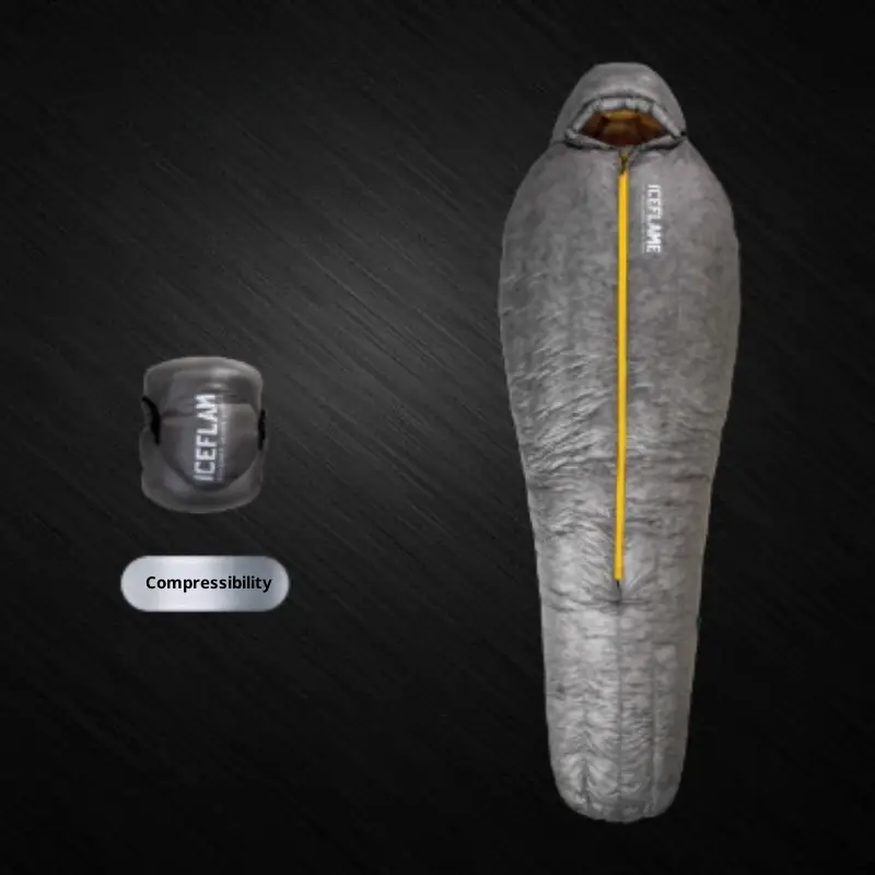 Duck Down Ultralight Hiking Mummy Down-filled Sleeping Bag