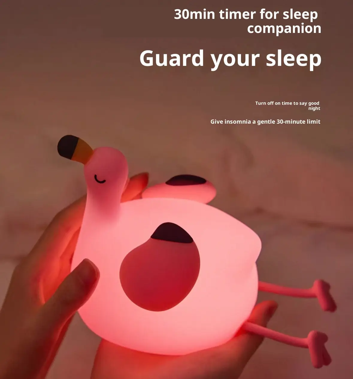 Hot Flamingo Night Bedroom Sleep Light