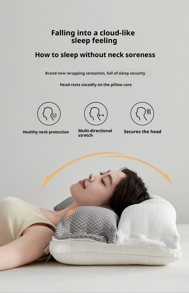 Double-Layer Cervical Support Pillow