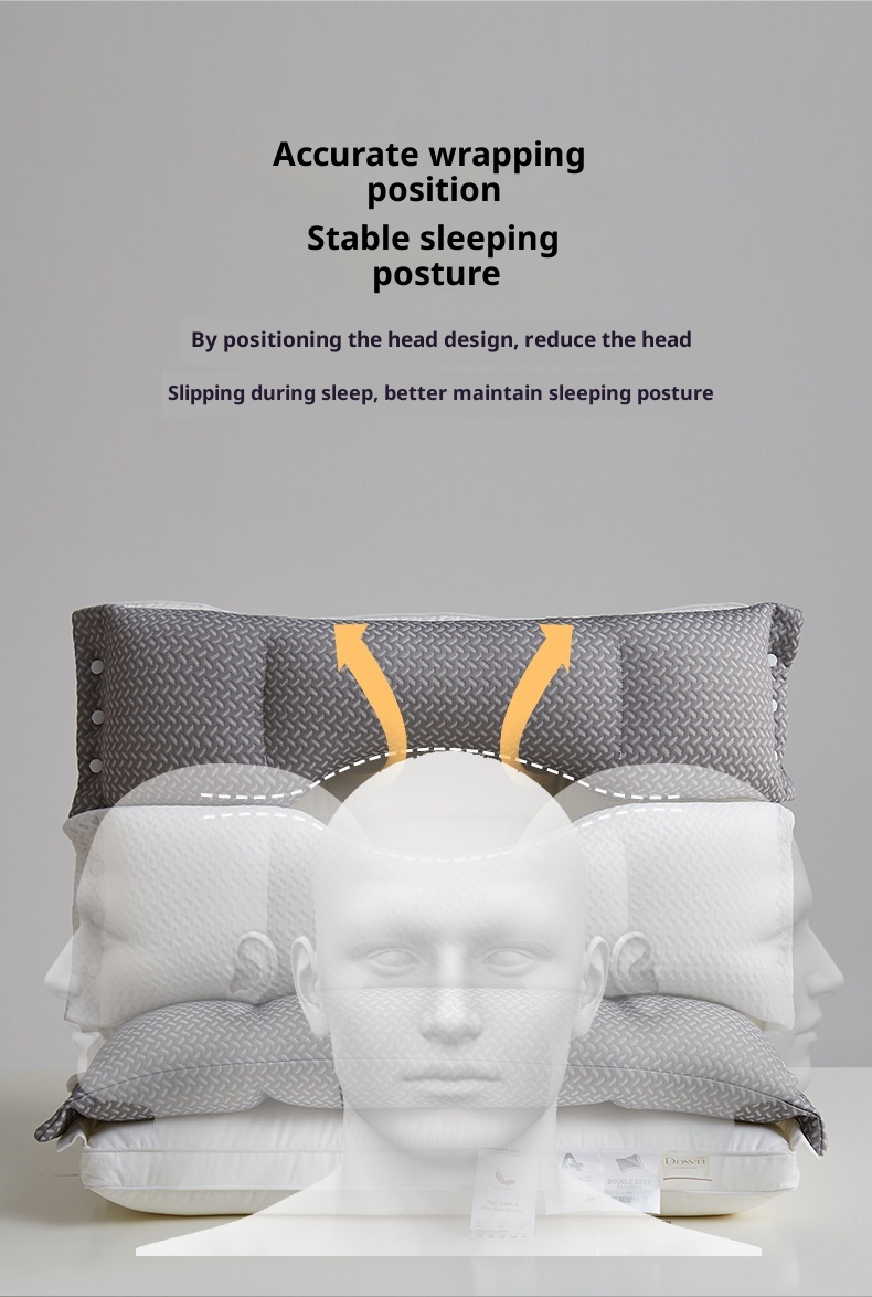 Double-Layer Cervical Support Pillow