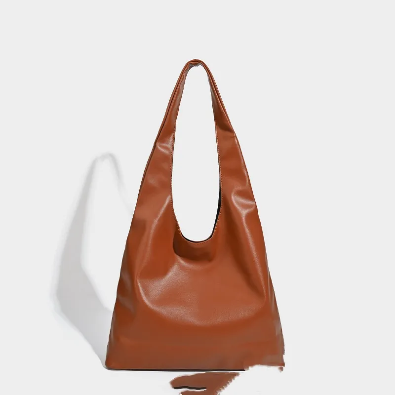 Tote Large Capacity Special-interest Design Shoulder Bag - Caramel Color