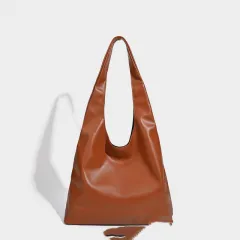 Tote Large Capacity Special-interest Design Shoulder Bag - Caramel Color - View 1