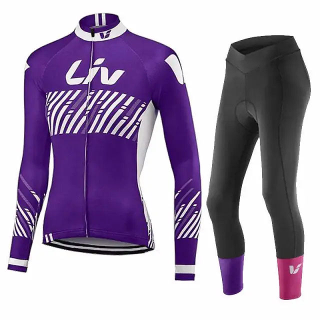 Autumn Long Sleeve Thin Mountain Bike Cycling Clothes Suit Style2 - Shop at LoveMi