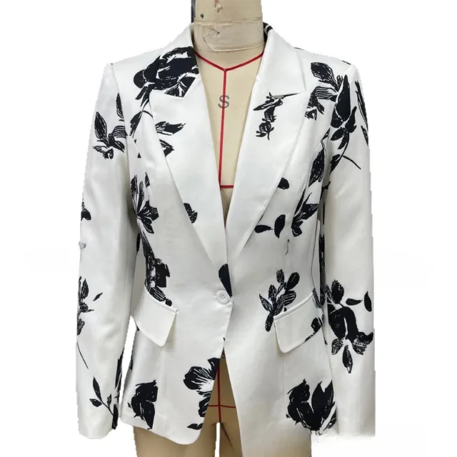 Elegant Commuter Fashionable All match Suit Jacket For Women White - Shop at LoveMi