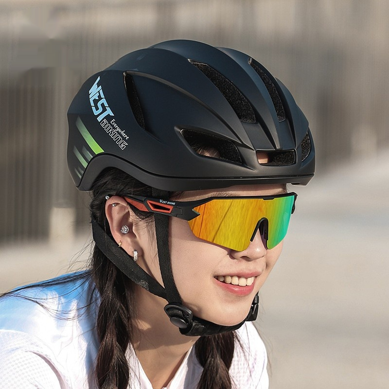 Glasses Large Frame Colorful Lens Windproof Bicycle