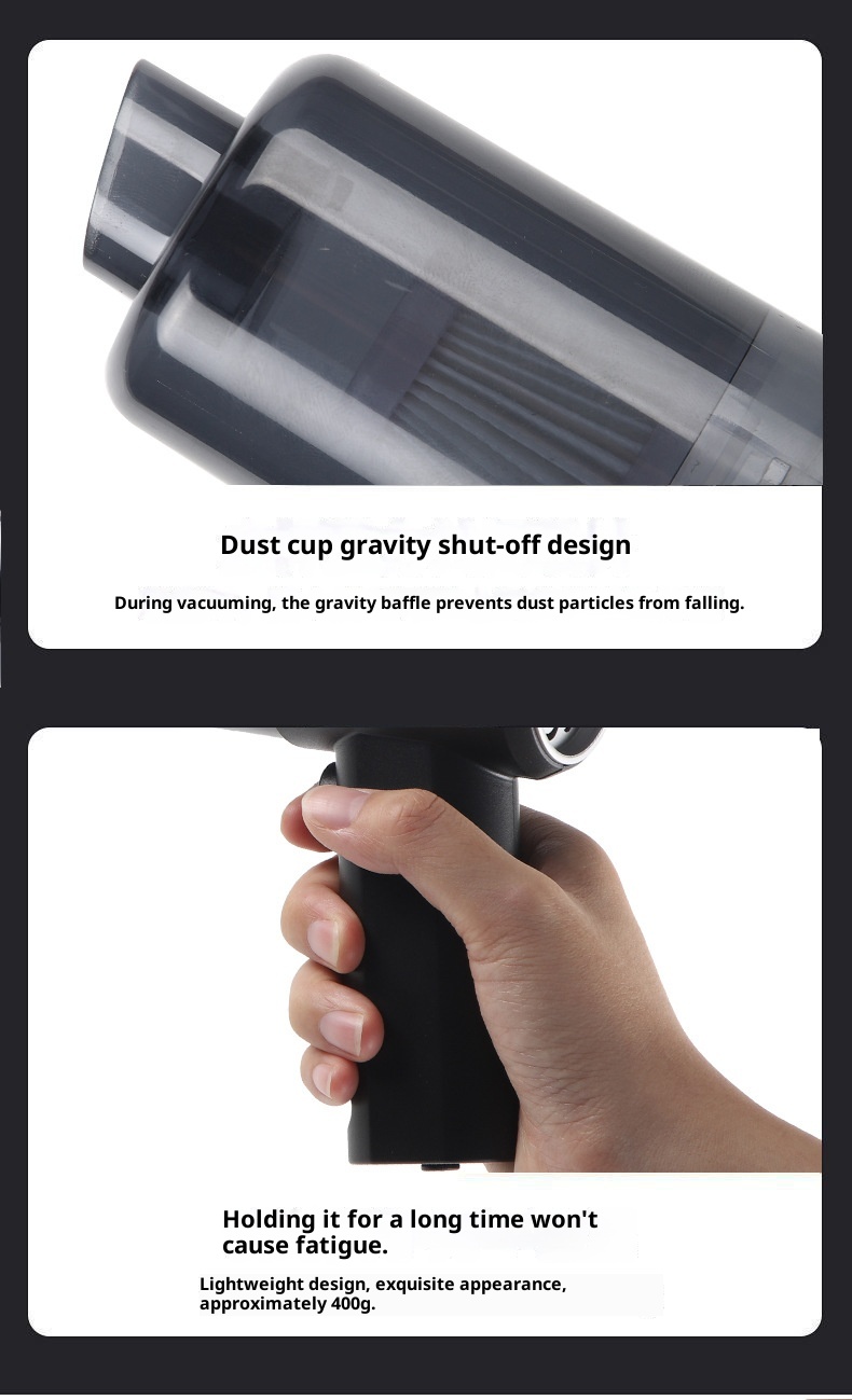 Vacuum Cleaner Wireless Portable Dust Collector Vehicle-mounted Home Use Large Suction Hand-held Cleaning Koalakits36