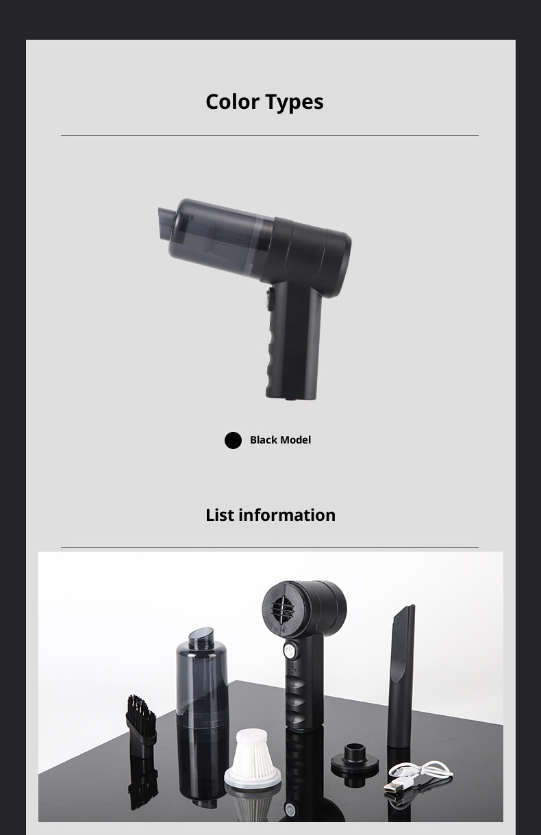 Vacuum Cleaner Wireless Portable Dust Collector Vehicle-mounted Home Use Large Suction Hand-held Cleaning Koalakits36