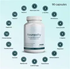Neuropathy Supplement - 90 Capsules - View 1