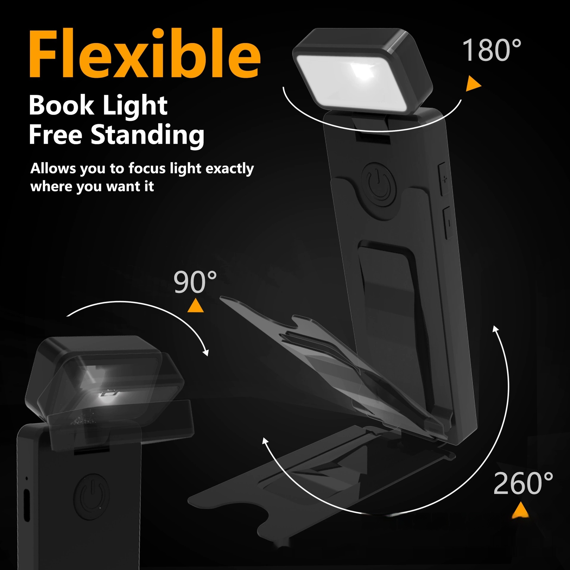 Folding Creative Mini Clip Portable Desk Lamp