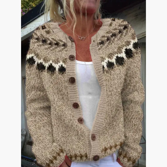 Women's Simple All match 3D Digital Pattern Printed Sweater Hnzmy1278 - Shop at LoveMi
