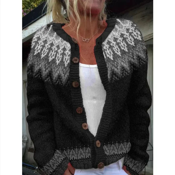 Women's Simple All match 3D Digital Pattern Printed Sweater E114Kkwy 65 - Shop at LoveMi