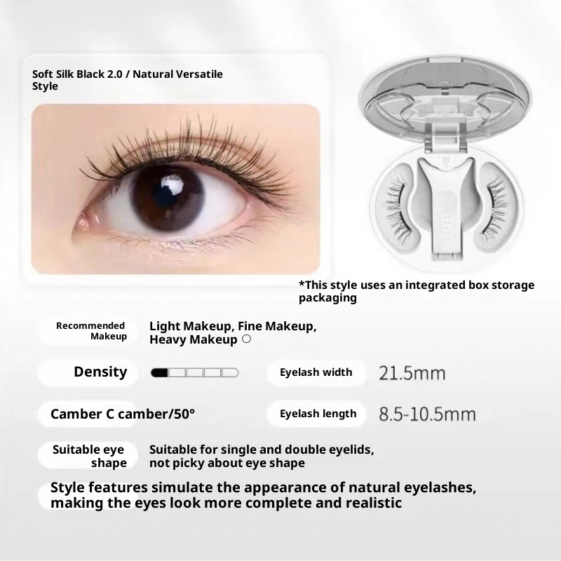 Integrated Soap Holder Plain Magnetic False Eyelashes 3