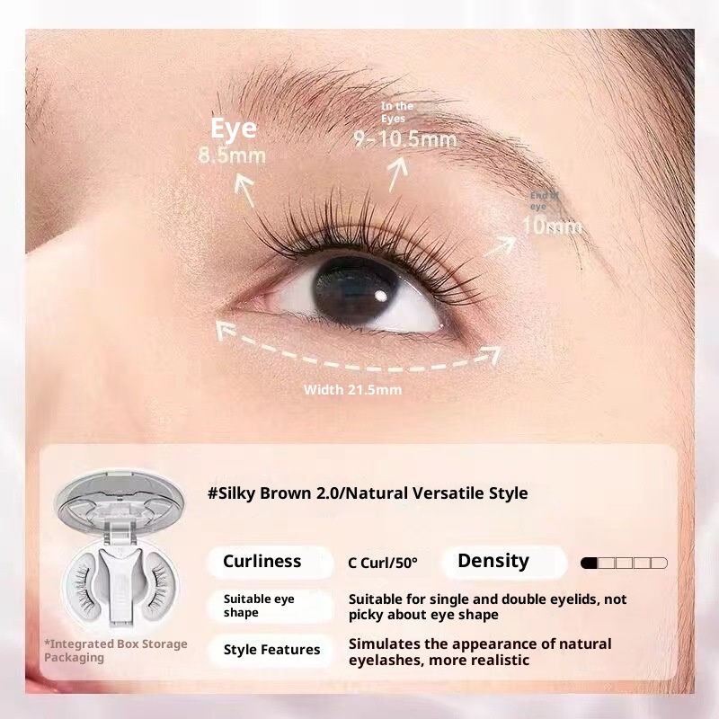 Integrated Soap Holder Plain Magnetic False Eyelashes 8