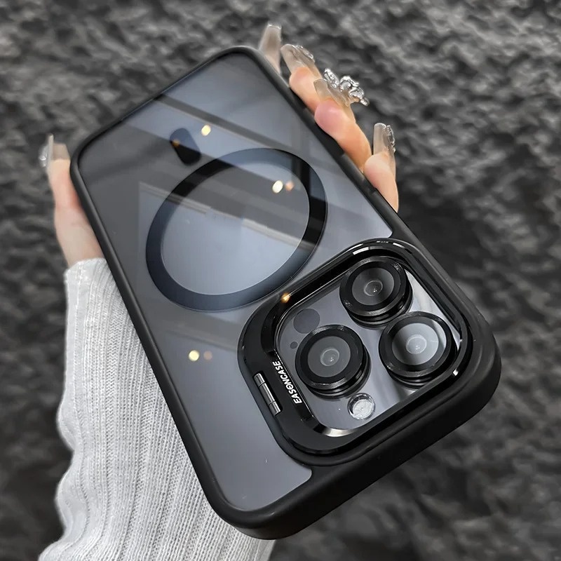 Invisible Lens Bracket Magnetic Drop-resistant Phone Case - Image 3