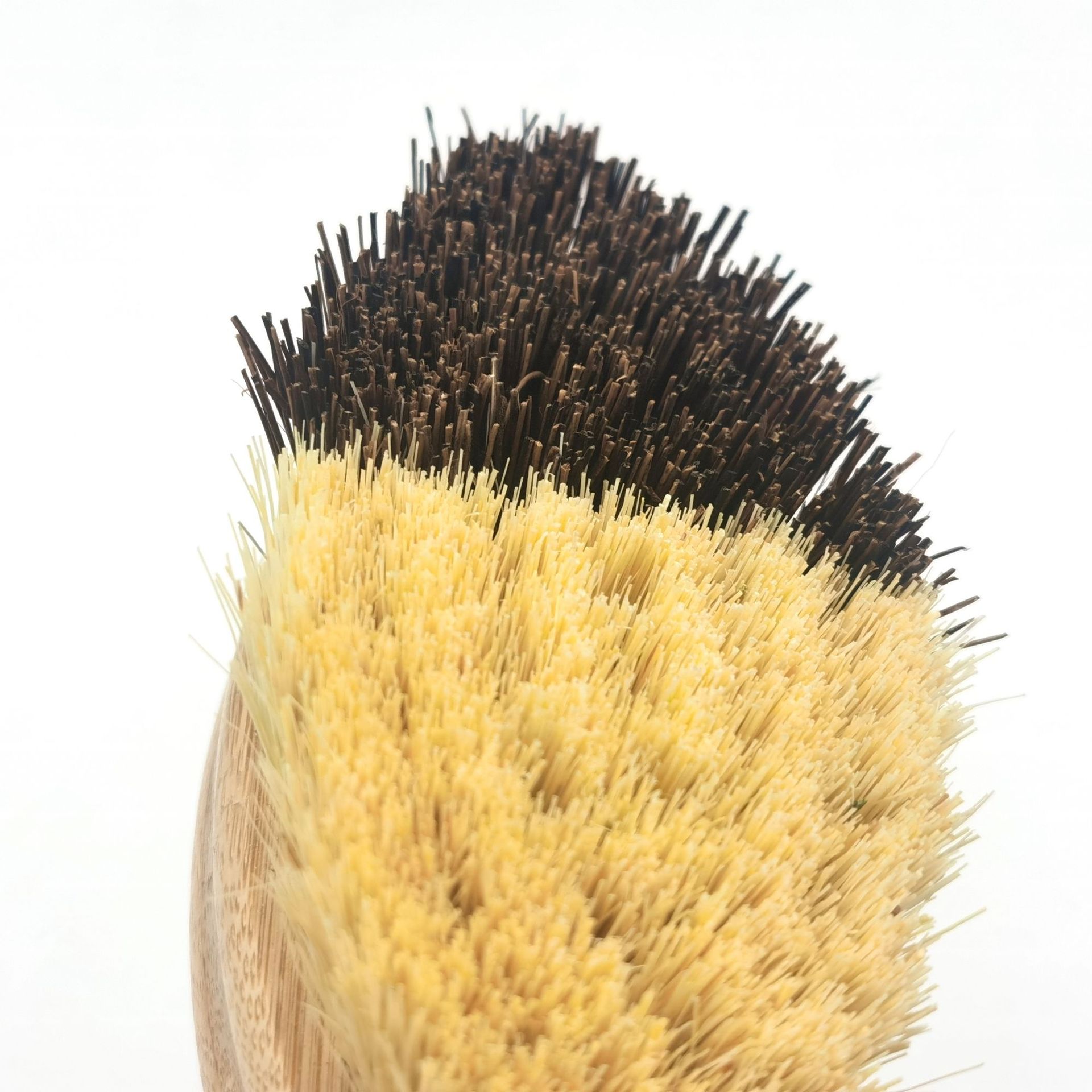 Bamboo Vegetable Brushes Two-tone Oval
