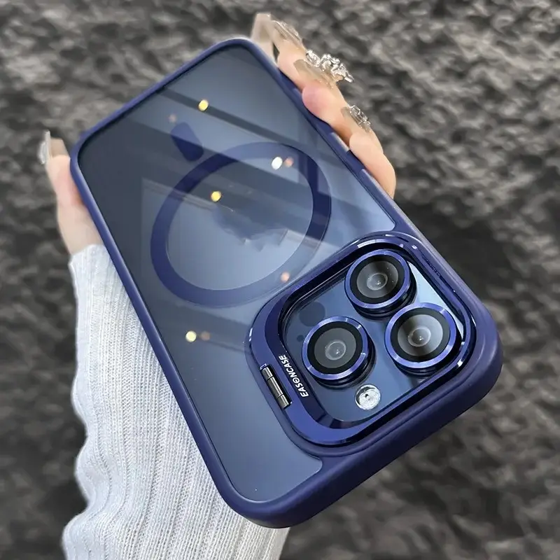 Invisible Lens Bracket Magnetic Drop-resistant Phone Case