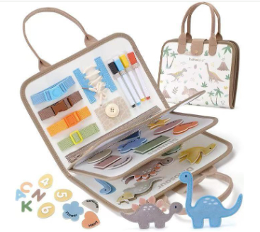 Felt Learning Board Early Childhood Education Toys Dressing Practice Busy Board