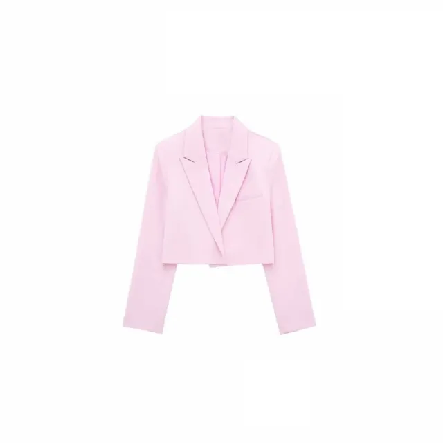 Spring New Short Suit Coat Top Pink Coat - Shop at LoveMi