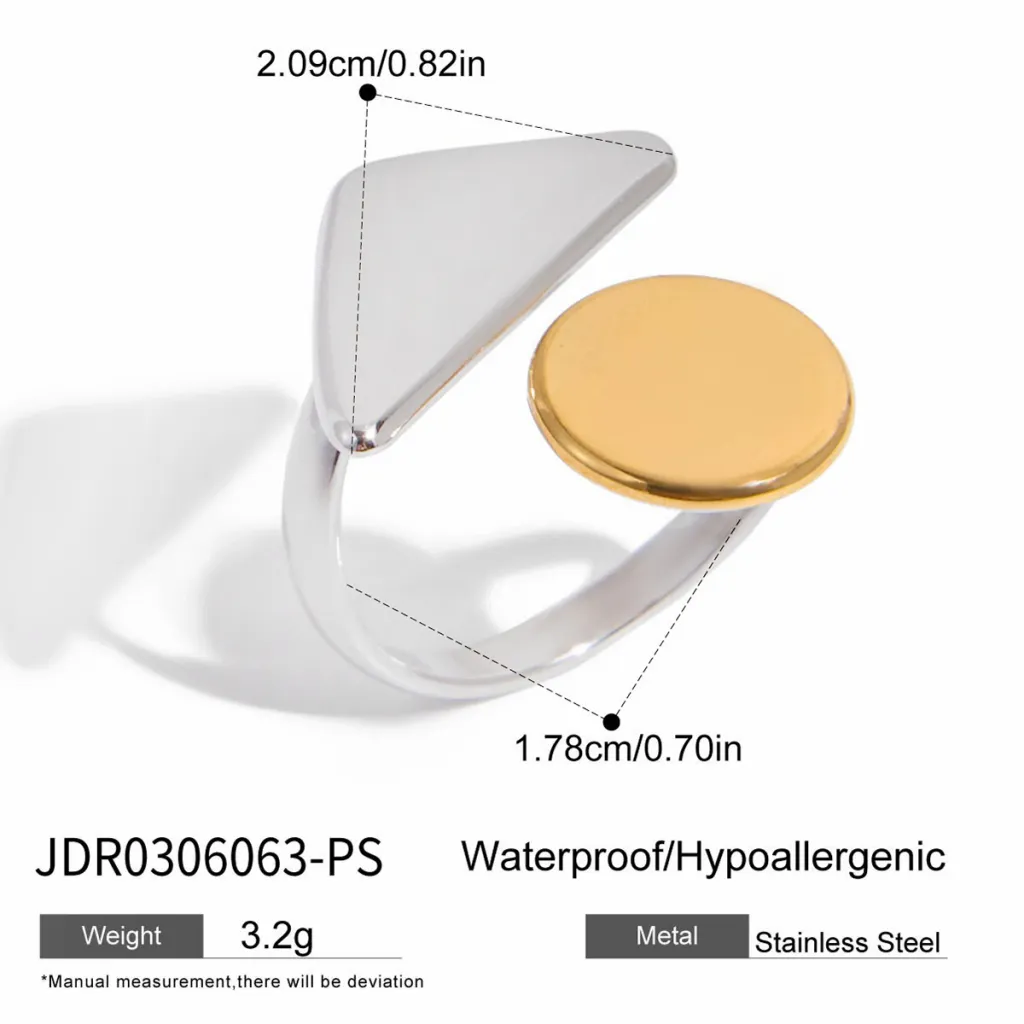 European And American Geometric Ring Niche High-grade Bracelet Light Luxury - Jdr0306063 Ps