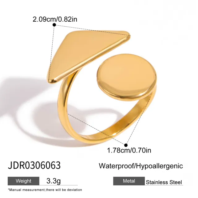 European And American Geometric Ring Niche High grade Bracelet Light Luxury Jdr0306063 - Shop at LoveMi