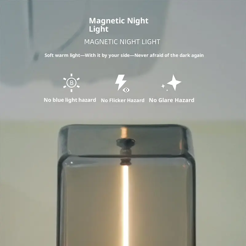 Charging Quantum Wire Atmosphere Small Night Lamp Bedroom Bedside Lamp