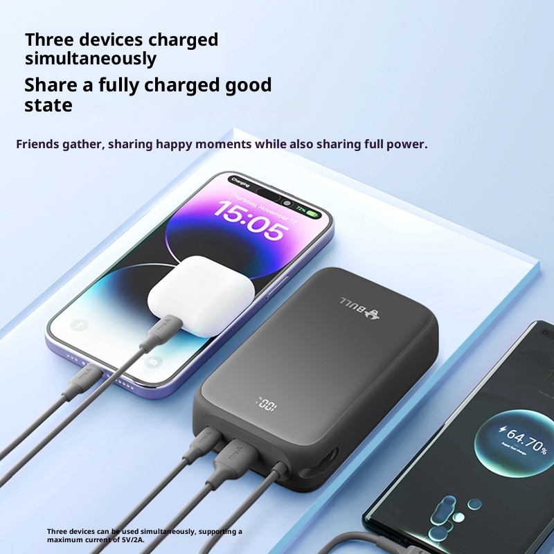 Power Bank 20000 MA Super Large Capacity Fast Charging With Cable