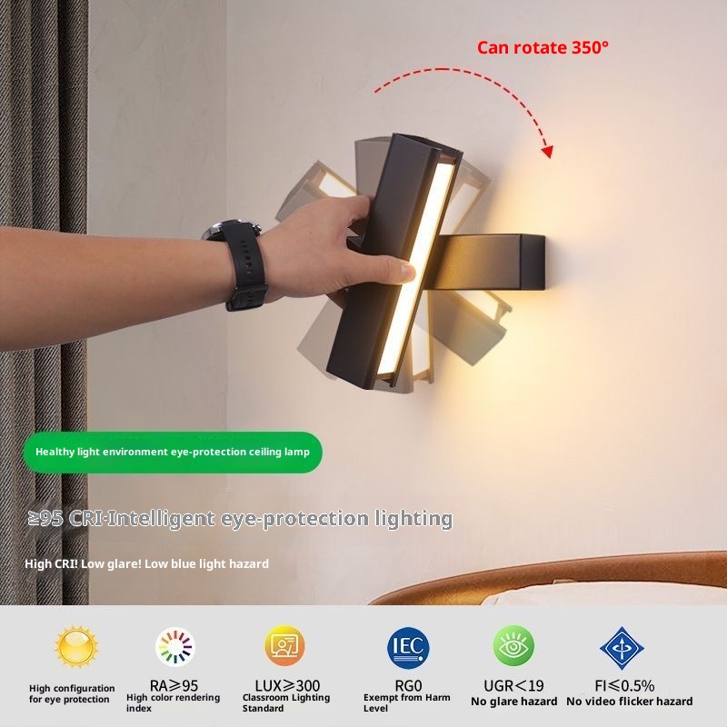 Bedroom Bedside Lamp Modern Minimalist Creative Staircase