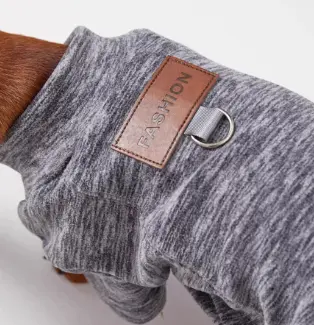 Pet Medium And Large Dog Polar Velvet Padded Bottoming Shirt