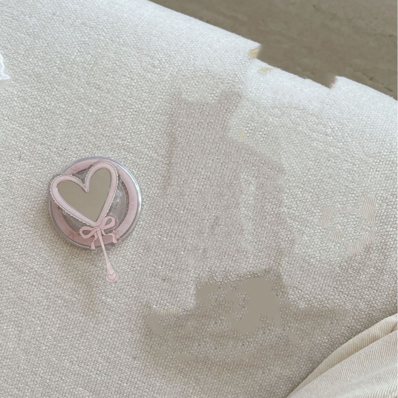 Summer Pastoral Yellow Heart Shape Mirror
