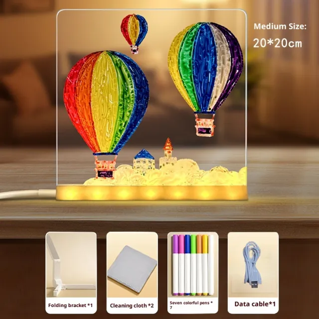DIY Graffiti Acrylic Fluorescent Writing Board Medium Complete Set - Shop at LoveMi