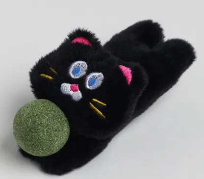 Catnip Toy Pet Supplies Plush Polygonum Multiflorum Scratch resistant Bite resistant Black - Shop at LoveMi