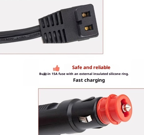 Car Refrigerator Cigarette Lighter Electrical Extension Cable - Image 4