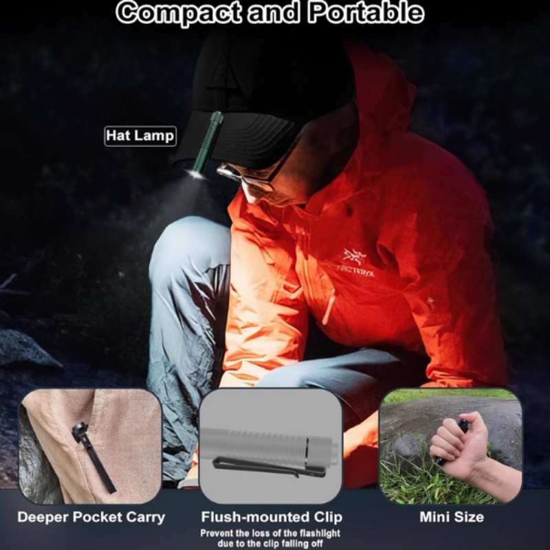 Mini Flashlight Is Light Compact And Convenient