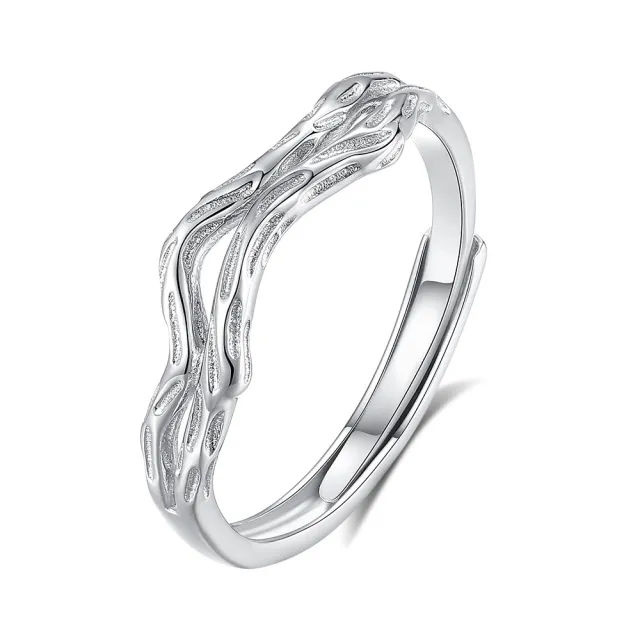 S925 Sterling Silver Love Old Ring Female Niche Fluorescent Design Plain Ring Fdjz352 Men'S - Shop at LoveMi
