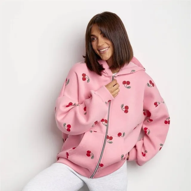 Women's Loose All Match Sports Sweater Pink - Shop at LoveMi