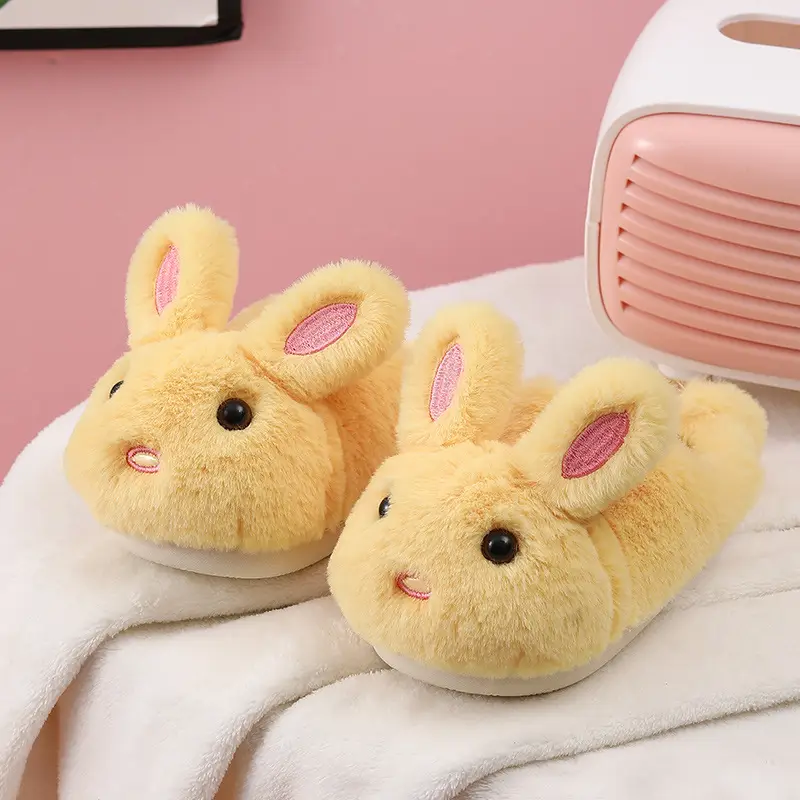 Autumn And Winter Children Cotton Slippers Cute Girls