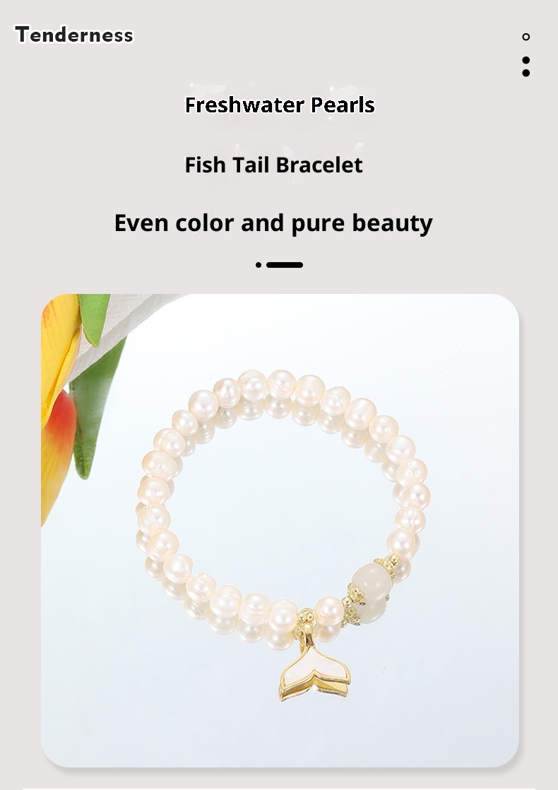 Close-up Pearl Bracelet
