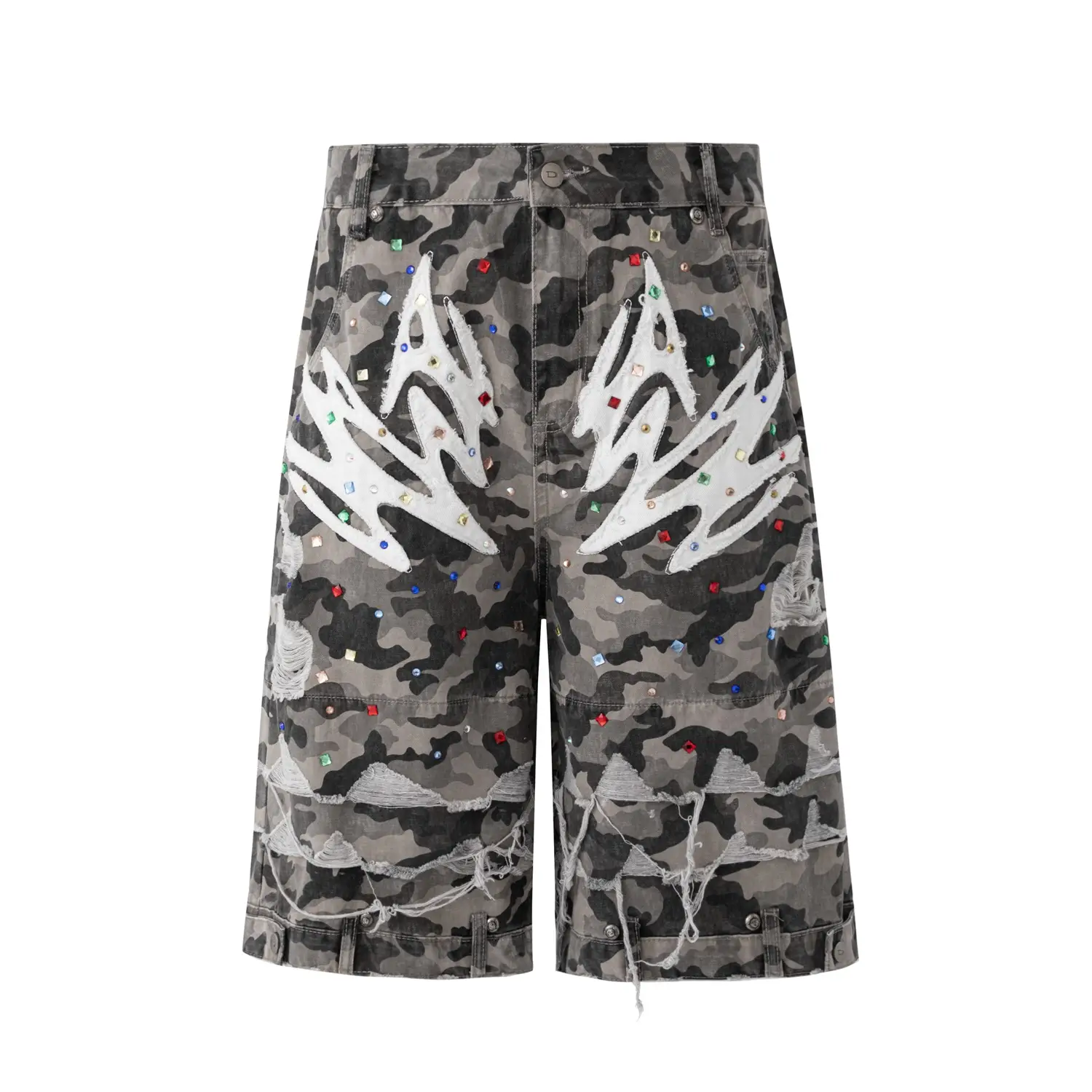 Men's Plus Size Cotton Summer New Cargo Shorts