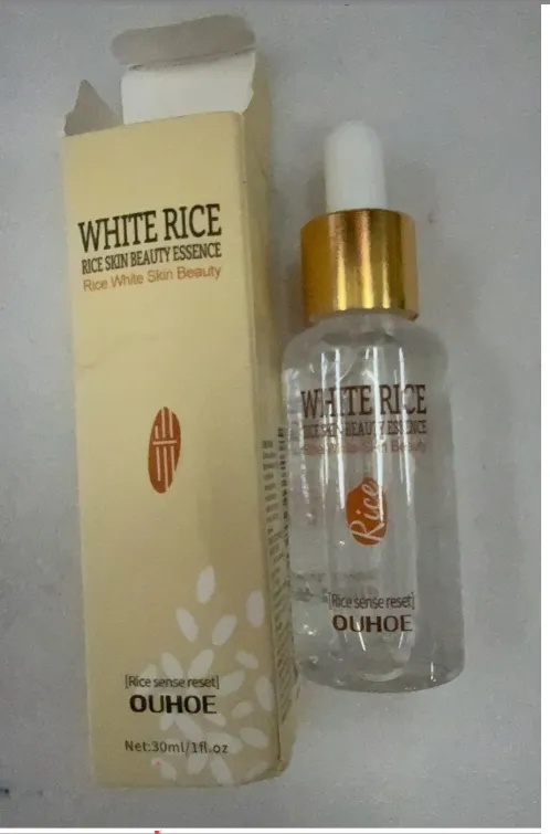 HOREC White Rice Whitening Serum Face Moisturizing Cream Anti Wrinkle Anti Aging Face Fine Lines Acne Treatment Skin Care 15ml 30Ml - Shop at LoveMi