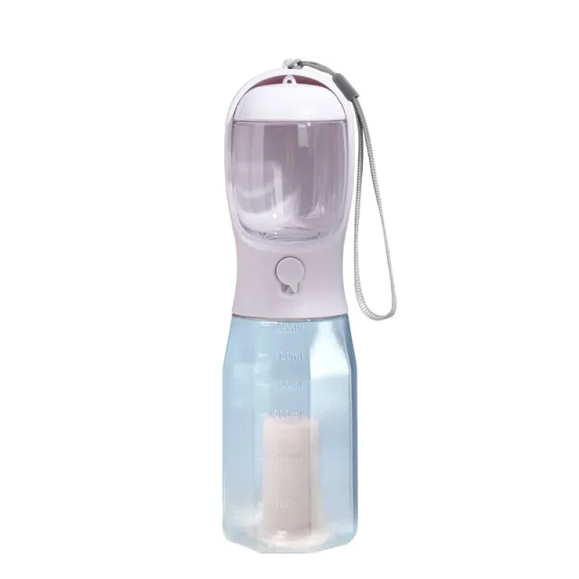 Pet Dog Three in one Portable Garbage Bag Filter Multifunctional Water Cup White - Shop at LoveMi