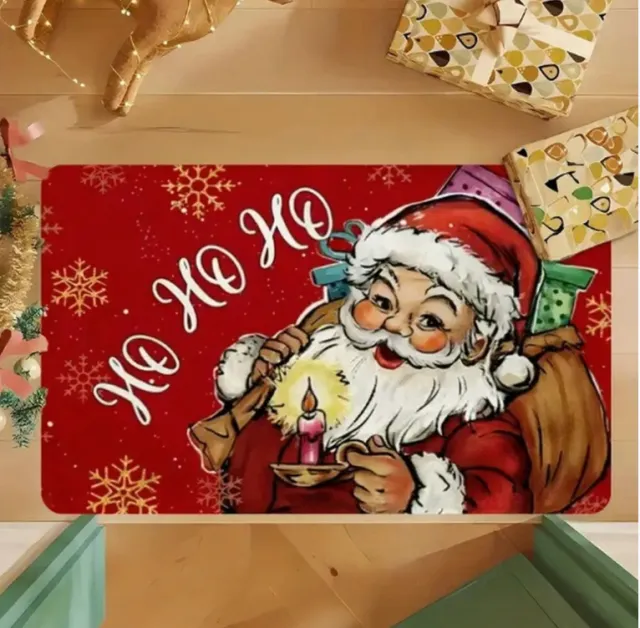 Temu Christmas Decorative Entry Door Hallway Stain resistant Floor Mat Christmas 09301 - Shop at LoveMi