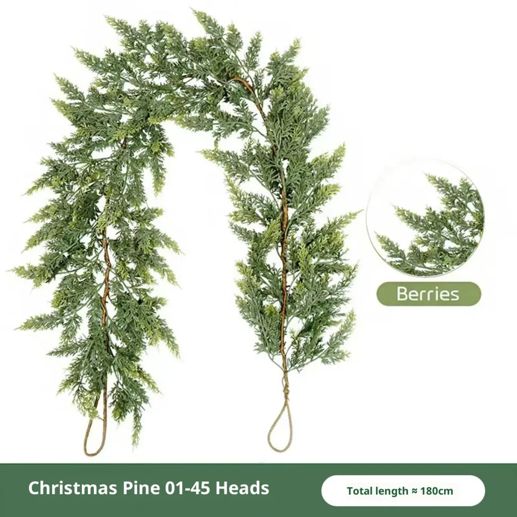 Thickened Cedar Rattan Decorations Christmas Pine And Cypress Rattan - Color 3