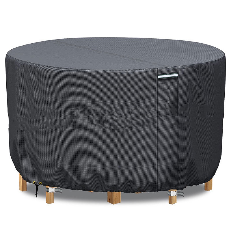 600D Oxford Cloth Round Furniture Cover Dustproof Waterproof Cover Gray - Shop at LoveMi