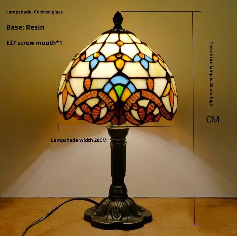 European Retro Bedroom Bedside Lamp Idyllic Living Room