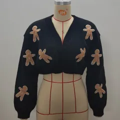 Short Coat Knitted Cardigan Women's Sweater - Gram-S - View 1