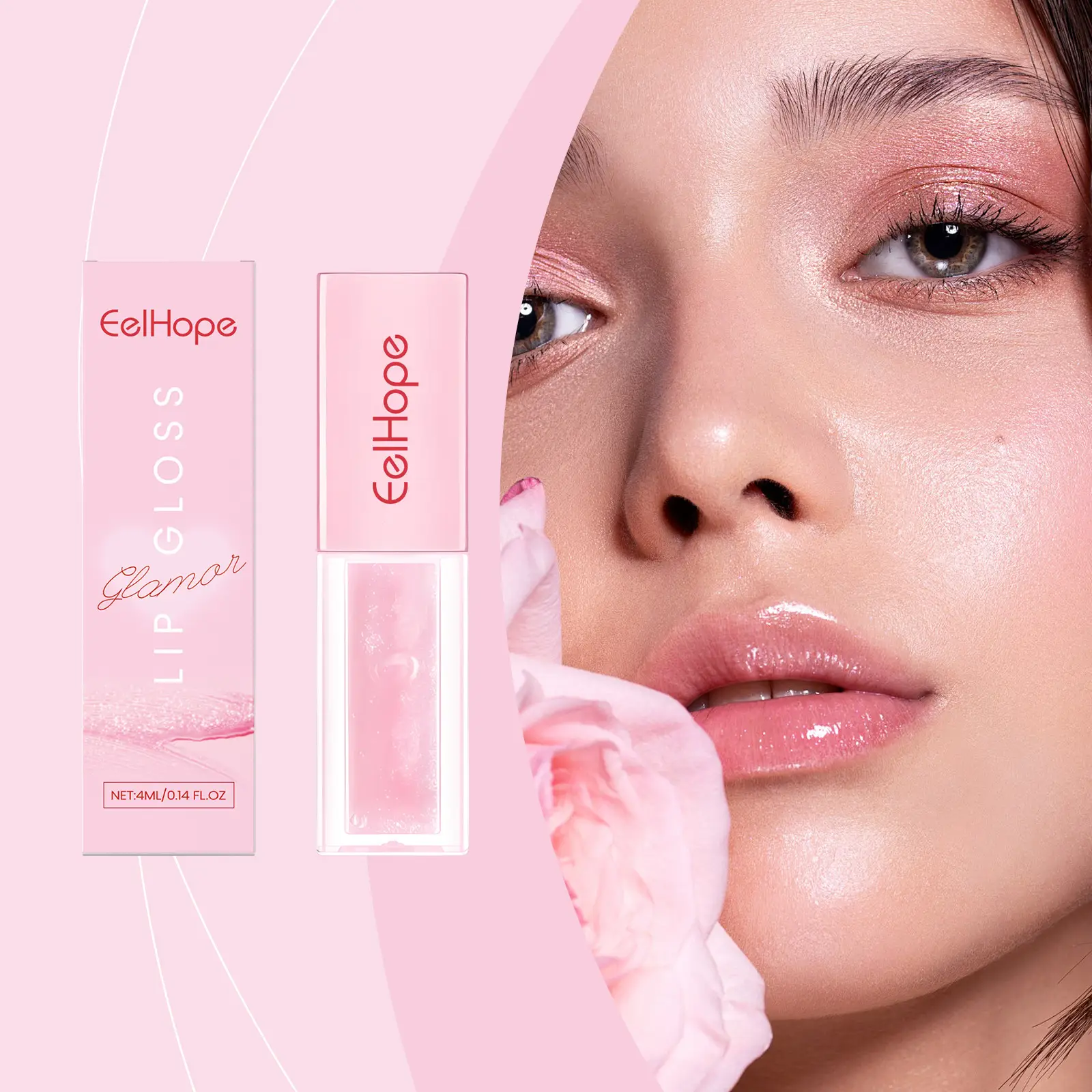 Women's Soft And Elegant Makeup Trend With Bright And Long-lasting Lipstick