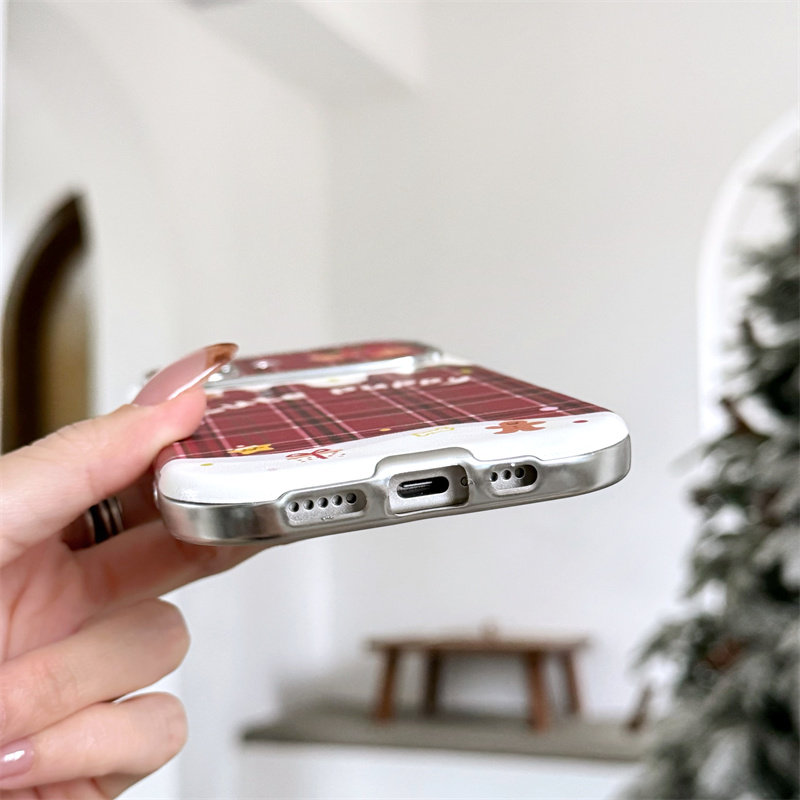 Christmas Plaid Dachshund High-end Crossbody Clip - Image 3