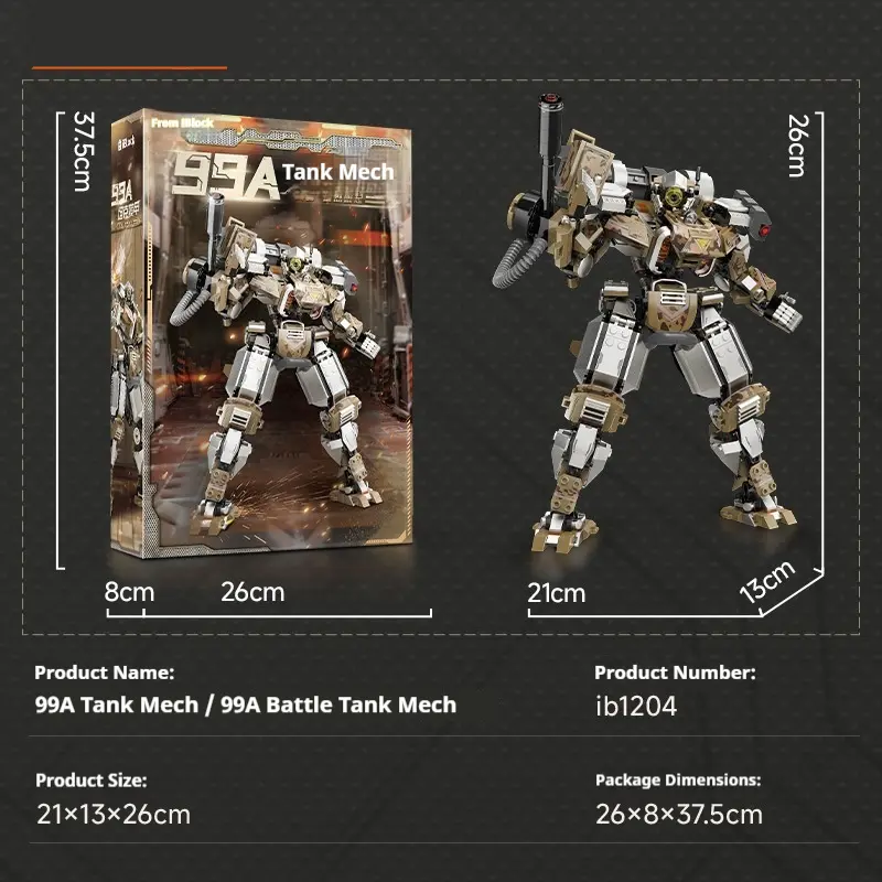 Fighter Mecha Children's Educational Building Block Toy