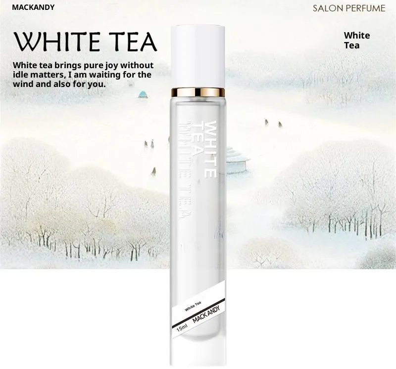 Luxury Series Designer Salon Perfume 15ml Natural Light Fragrance - White Tea